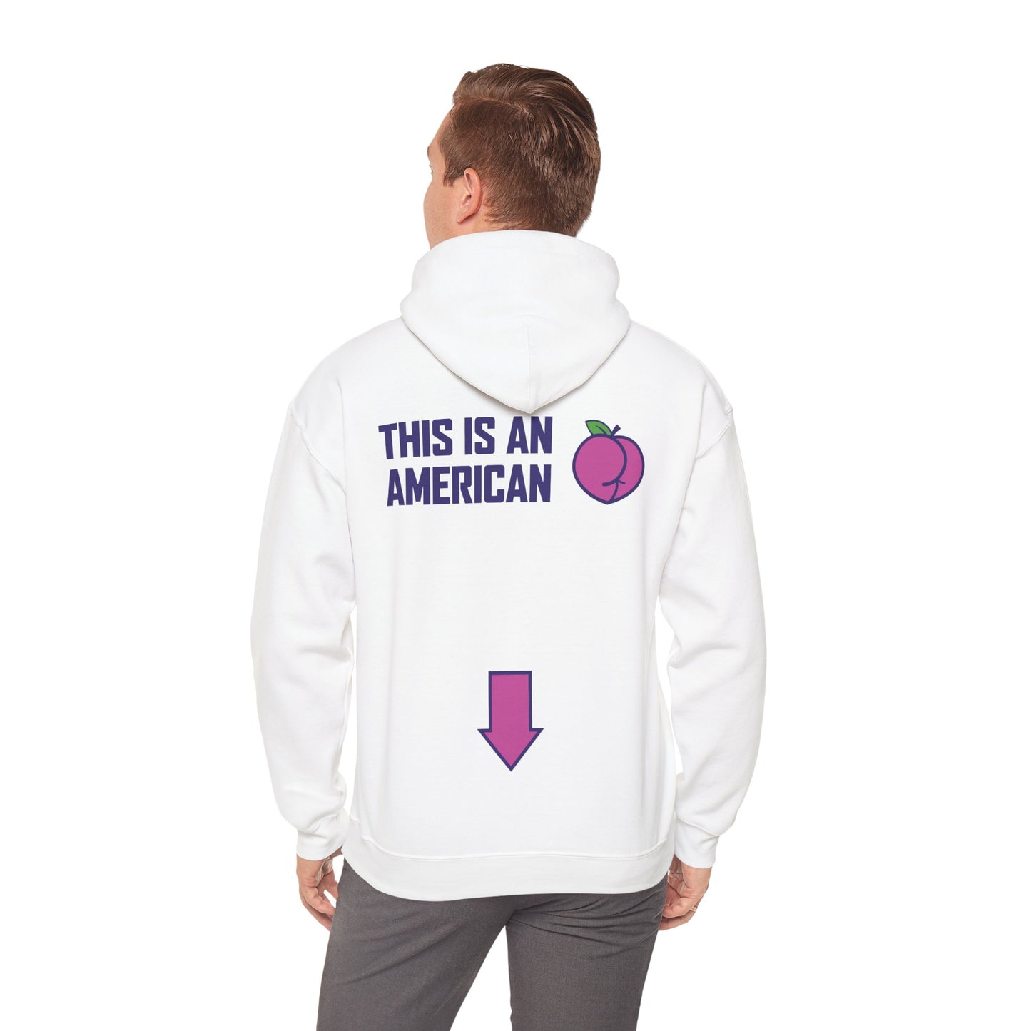 Unisex Heavy Blend™ Hooded Sweatshirt - Vessbroz - This Is An American A$$