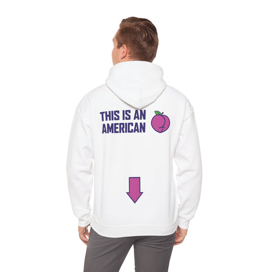 Unisex Heavy Blend™ Hooded Sweatshirt - Vessbroz - This Is An American A$$