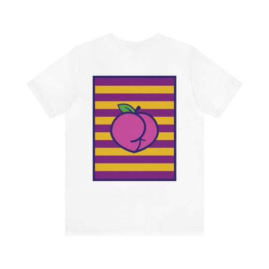 Unisex Jersey Short Sleeve Tee - Vessbroz - Peach Butt